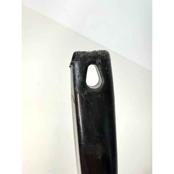 Vintage Ekco USA 2 Prong Carving Meat Fork Chromium Plate Black Handle 11.5" - Picture 6 of 6